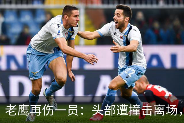 老鹰再伤一员：头部遭撞击离场，赛前已缺5名主力