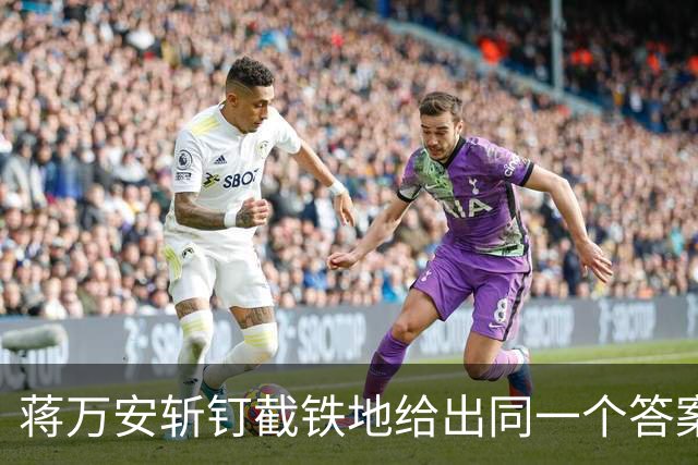 蒋万安斩钉截铁地给出同一个答案：我是台湾人。击碎多少人幻想。